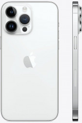 Смартфон Apple iPhone 14 Pro Max A2896 128ГБ, серебристый, ГОНКОНГ (mq843za/a)