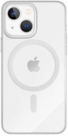 Чехол защитный &quot;vlp&quot; Crystal case с MagSafe для iPhone 15, прозрачный
