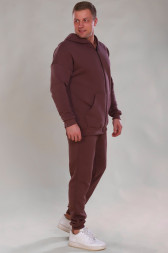 Теплый мужской костюм из футера трехнитки с начесом Руся