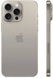 Смартфон Apple iPhone 15 Pro Max A3108 512ГБ, титан, не активированный, ГОНКОНГ (mu2v3za/a)
