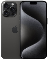 Смартфон Apple iPhone 15 Pro Max A3105 512ГБ, черный титан, ЯПОНИЯ (mu6u3j/a)