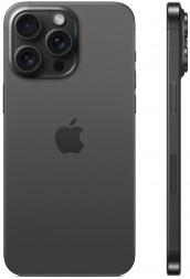 Смартфон Apple iPhone 15 Pro Max A3105 512ГБ, черный титан, ЯПОНИЯ (mu6u3j/a)