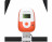 Велотренажер DFC B504BWO магнитный (белый корпус, оранжевая полоса)