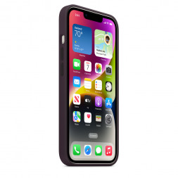 Силиконовый чехол MagSafe для iPhone 14 - Elderberry (MPT03ZM/A)