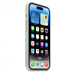Силиконовый чехол MagSafe для iPhone 14 Pro - Succulent (MPTL3)